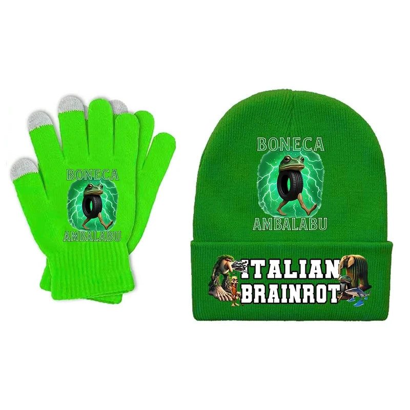 Chapeau & Gants Hiver - Amusez-vous au chaud!